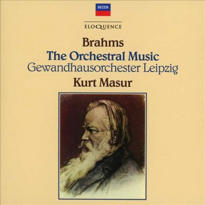 브람스: 교향곡, 협주곡, 세레나데, 헝가리 무곡 (Brahms: Complete Orchestral Music) (8CD Boxset) - Kurt Masur