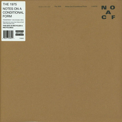 The 1975 - Notes On A Conditional Form (Transparent 2LP)