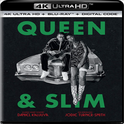 Queen &amp; Slim (퀸 앤 슬림) (4K Ultra HD+Blu-ray)(한글무자막)