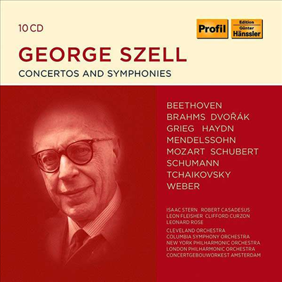 조지 셀 - 협주곡과 교향곡 녹음집 (George Szell - Concertos and Symphonies) (10CD Boxset) - George Szell