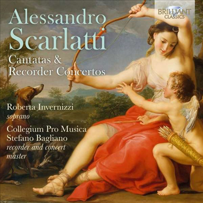 A.스카를라티: 칸타타 &amp; 리코더 협주곡 (A.Scarlatti: Cantatas &amp; Recorder Concertos)(CD) - Stefano Bagliano