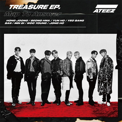 에이티즈 (Ateez) - Treasure EP. Map To Answer (CD+DVD) (Type A)