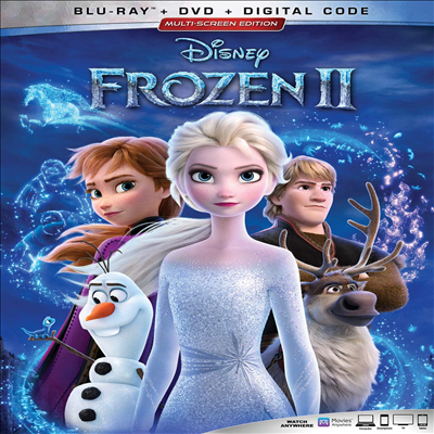Frozen 2 (겨울왕국 2) (Blu-ray+DVD)(한글무자막)