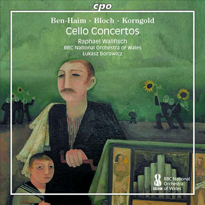 벤-하임, 블로흐 &amp; 코플랜드: 첼로 협주곡 (Ben-Haim, Bloch &amp; Korngold: Cello Concertos)(CD) - Raphael Wallfisch