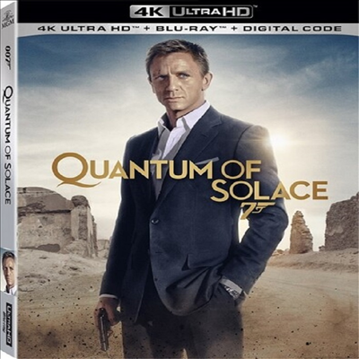 Quantum Of Solace (007 퀀텀 오브 솔러스)(한글무자막)(4K Ultra HD+Blu-ray)
