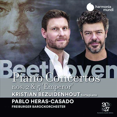 베토벤: 피아노 협주곡 2 &amp; 5번 &#39;황제&#39; (Beethoven: Piano Concerots Nos.2 &amp; 5 &#39;Emperor&#39;)(CD) - Kristian Bezuidenhout