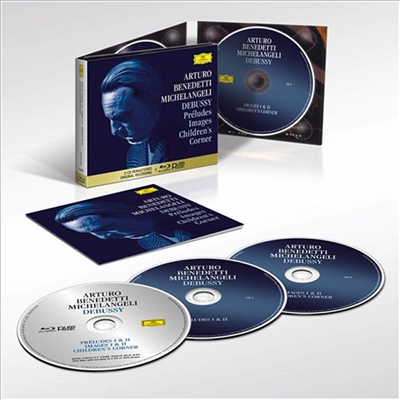 드뷔시: 전주곡, 영상 &amp; 어린이 차지 (Debussy: Preludes, Images and Children’s Corner) (2CD &amp; Blu-ray Audio) - Arturo Benedetti Michelangeli