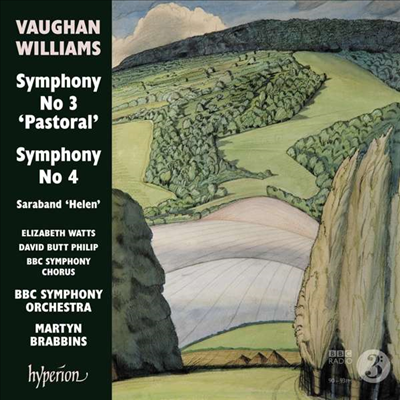 본 윌리엄스: 교향곡 3 &amp; 4번 (Vaughan Williams: Symphonies Nos.3 &amp; 4)(CD) - Martyn Brabbins