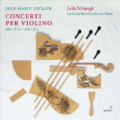 르클레르: 바이올린 협주곡 2집 (Leclair: Violin Concertos, Vol. 2)(CD) - Leila Schayegh