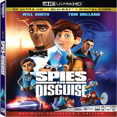 Spies In Disguise (스파이 지니어스) (4K Ultra HD+Blu-ray)(한글무자막)