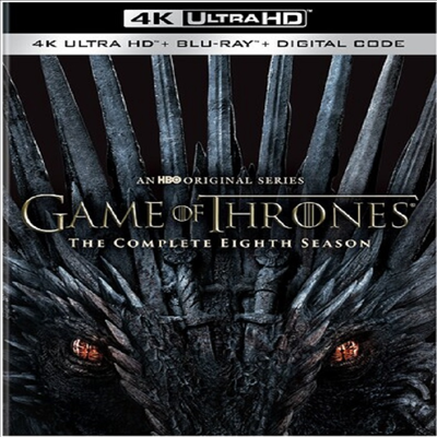 Game Of Thrones: Season 8 (왕좌의 게임 8) (4K Ultra HD+Blu-ray)(한글무자막)