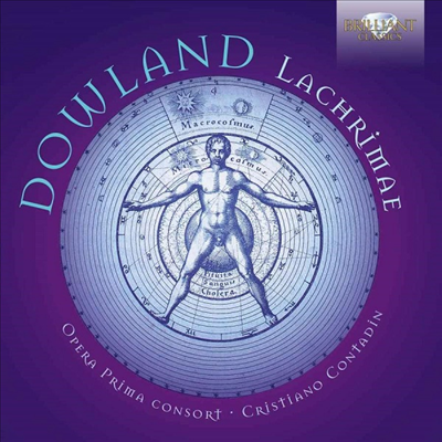 다울랜드: 일곱개의 눈물 (Dowland: Lachrimae)(CD) - Cristiano Contadin