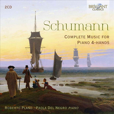 슈만: 네 손을 위한 피아노 작품 전곡 (Schumann: Complete Music for Piano 4 - Hands) (2CD) - Roberto Plano