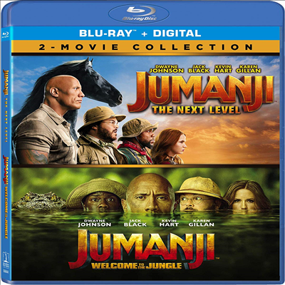 Jumanji: The Next Level / Jumanji: Welcome to the Jungle (쥬만지: 넥스트 레벨/쥬만지: 새로운 세계) (Blu-ray)
