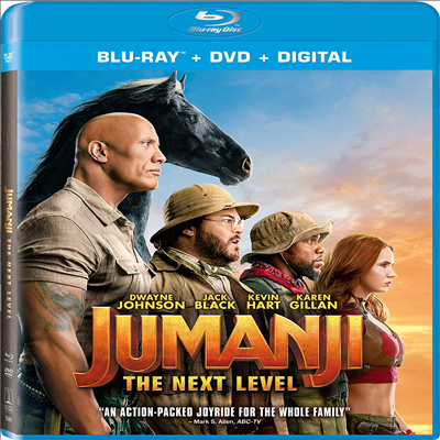 Jumanji: Next Level (쥬만지: 넥스트 레벨) (Blu-ray+DVD)