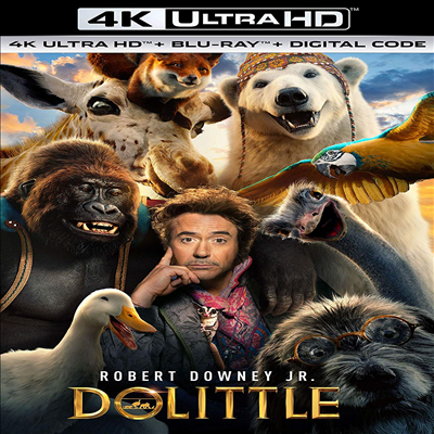 Dolittle (닥터 두리틀) (4K Ultra HD+Blu-ray)(한글무자막)