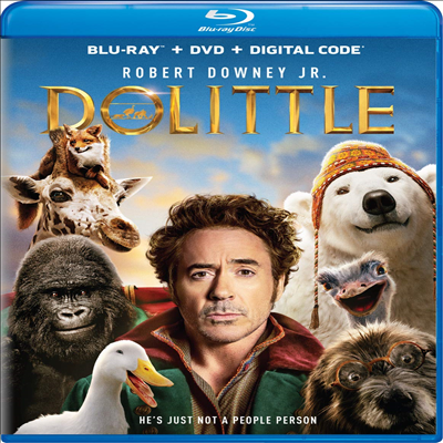 Dolittle (닥터 두리틀) (한글무자막)(Blu-ray+DVD)