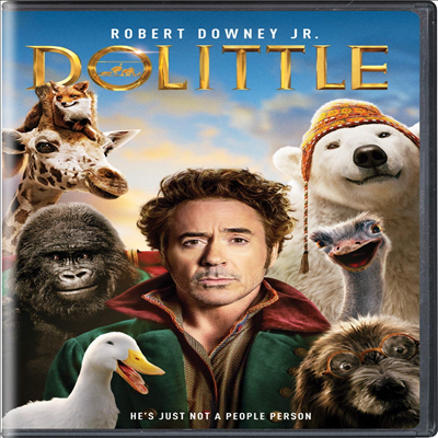 Dolittle (닥터 두리틀)(지역코드1)(한글무자막)(DVD)