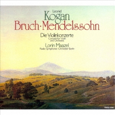 멘델스존, 브루흐: 바이올린 협주곡 (Mendelssohn & Bruch:Violin Concerrtos) (일본 타워레코드 독점한정반)(SACD Hybrid) - Leonid Kogan