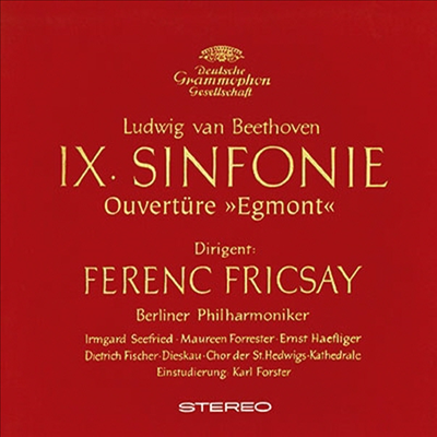베토벤: 교향곡 9번 '합창', 에그몬트 서곡 (Beethoven: Symphony No.9 'Choral', Egmont Overture) (일본 타워레코드 독점한정반)(SACD Hybrid) - Ferenc Fricsay