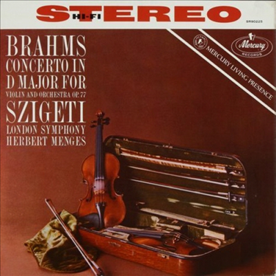 브람스: 바이올린 협주곡 (Brahms: Violin Concerto) (Single Layer)(SACD+CD Set)(일본 스테레오사운드 독점한정반) - Joseph Szigeti