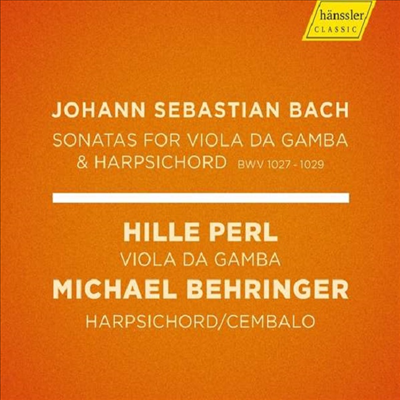 바흐: 비올라 다 감바 소나타 1 &amp; 3번 (Bach: Viola da gamba Sonatas, BWVV 1027 &amp; 1029)(CD) - Hille Perl