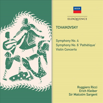차이코프스키: 바이올린 협주곡 &amp; 교향곡 4, 6번 &#39;비창&#39; (Tchaikovsky: Violin Concerto &amp; Symphonies Nos.4 and 6 &#39;Pathetique&#39;) (2CD) - Ruggiero Ricci