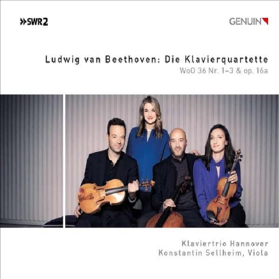 베토벤: 피아노 사중주 (Beethoven: Piano Quartet)(Digipack)(CD) - Konstantin Selheim