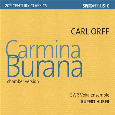 오르프: 카르미나 부라나 - 실내악 버전 (Orff: Carmina Burana -Chamber Version)(CD) - Rupert Huber