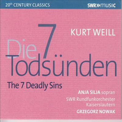 바일: 일곱가지 원죄 (Weill: 7 Deadly Sins)(CD) - Grzegorz Nowak