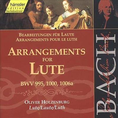 올리버 홀젠버그 - 바흐 류트 편곡 작품집 (Bach - Arrangements For Lute)(CD) - Oliver Holzenburg
