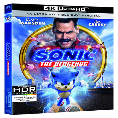 Sonic the Hedgehog (수퍼 소닉) (4K Ultra HD+Blu-ray)(한글무자막)