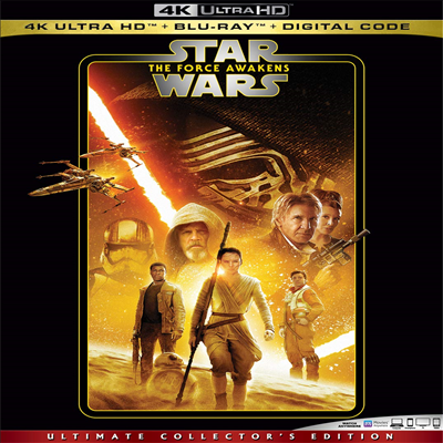 Star Wars: Force Awakens (스타워즈: 깨어난 포스) (4K Ultra HD+Blu-ray)(한글무자막)