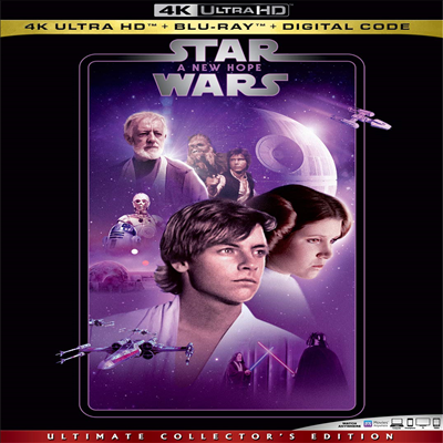 Star Wars: A New Hope (스타워즈 에피소드 4 - 새로운 희망) (4K Ultra HD+Blu-ray)(한글무자막)