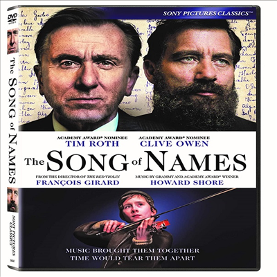 The Song Of Names (이름들로 만든 노래) (2019)(지역코드1)(DVD)