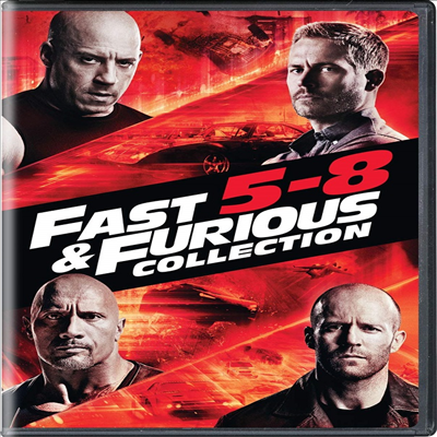 Fast & Furious Collection: 5-8 (분노의 질주 컬렉션: 5-8)(지역코드1)(한글무자막)(4DVD)