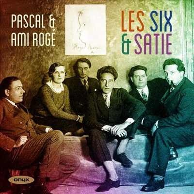 프랑스 6인조와 사티 - 네 손을 위한 피아노 작품집 (Les Six &amp; Satie - Works for Piano 4 Hands)(CD) - Pascal Roge