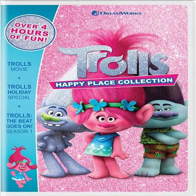 Trolls: Happy Place Collection (트롤: 해피 플레이스 컬렉션)(지역코드1)(한글무자막)(3DVD)