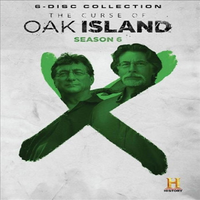The Curse Of Oak Island: Season 6 (오크섬의 저주: 시즌 6) (2019)(지역코드1)(한글무자막)(6DVD)(DVD-R)