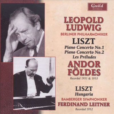 리스트: 피아노 협주곡 1, 2번 (Liszt: Piano Concerto No.1 &amp; 2) (CD) - Andor Foldes