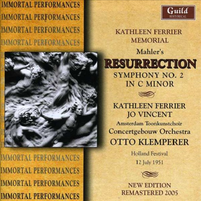 말러: 교향곡 2번 '부활' (Mahler: Symphony No.2 'Resurrection')(CD) - Otto Klemperer