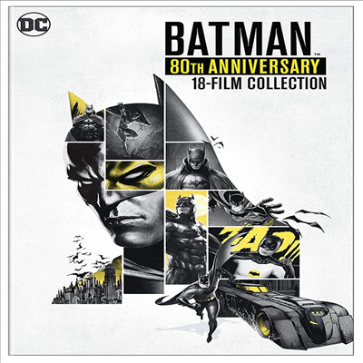 Batman: 80th Anniversary 18-Film Collection (배트맨: 80주년 18-필름 컬렉션)(지역코드1)(한글무자막)(6DVD)