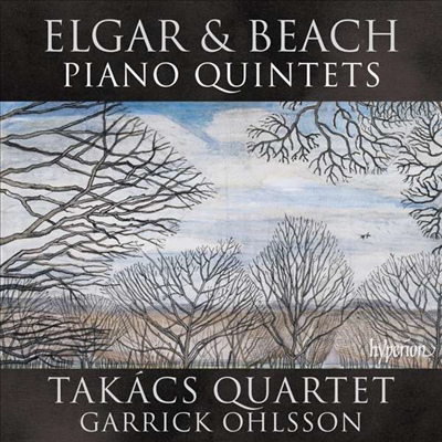 엘가 &amp; 비치: 피아노 오중주 (Elgar &amp; Beach: Piano Quintet)(CD) - Takacs Quartet