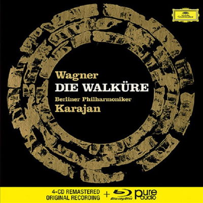 바그너: 오페라 &#39;발퀴레&#39; (Wagner: Opera &#39;Die Walkure&#39;) (4CD + Blu-ray Audio) - Herbert von Karajan