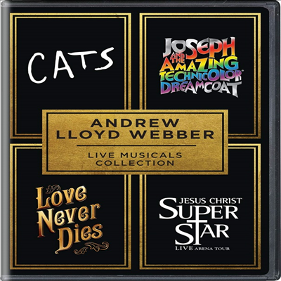 Andrew Lloyd Webber: Live Musicals Collection (앤드류 로이드 웨버: 라이브 뮤지컬스 컬렉션)(지역코드1)(한글무자막)(4DVD)