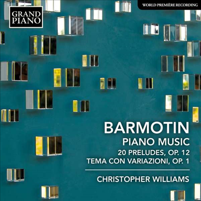 바르모틴: 피아노 작품집 (Barmotin: Piano Music)(CD) - Christopher Williams