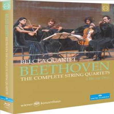 베토벤: 현악 사중주 전곡 1번 - 16번 (Beethoven: Complete String Quartets Nos.1 - 16) (4Blu-ray) (2020)(Blu-ray) - Belcea Quartet