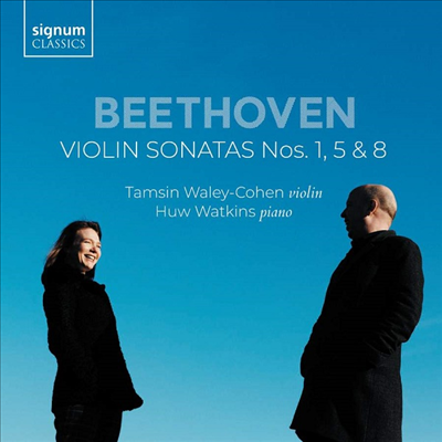 베토벤: 바이올린 소나타 1, 5 '봄' & 8번 (Beethoven: Violin Sonatas Nos. 1, 5 'Spring' & 8)(CD) - Huw Watkins