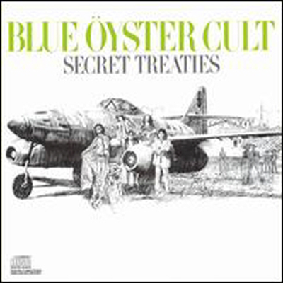 T-shirt Secret Treaties Blue Öyster Cult - Album Vintage - Coupe Classique Unisexe S à 5XL