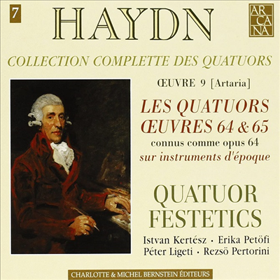 하이든 : 현악 사중주 7집 (Haydn : Collection Op. 64 Nos. 1-6, Vol.7 ) (2CD) - Quatuor Festetics